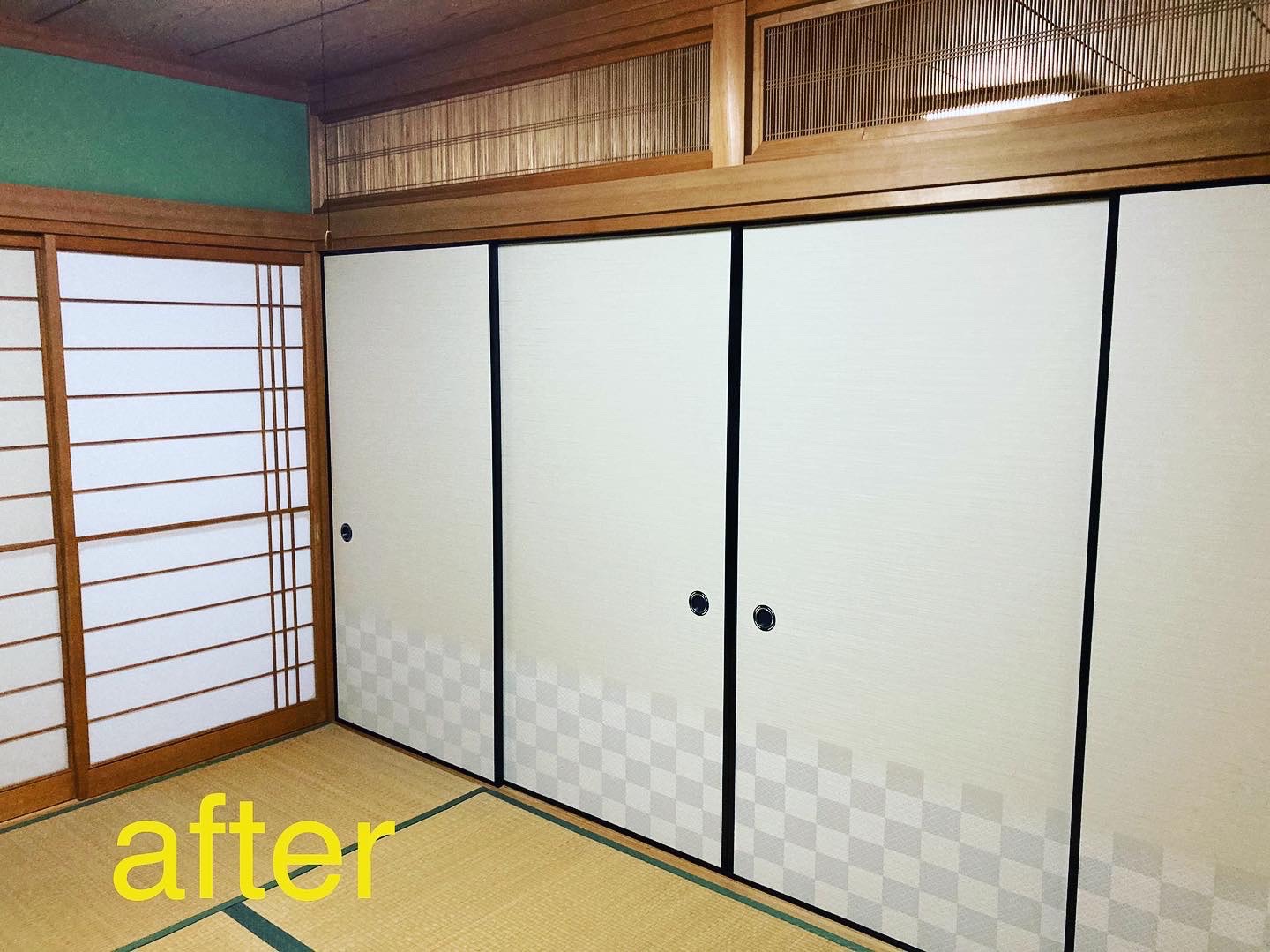 襖と障子の貼り替え